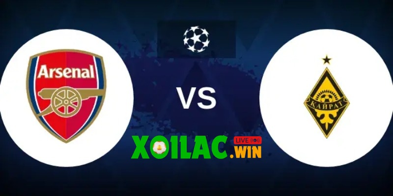 Soi kèo Arsenal vs Kairat Almaty - 3h00 ngày 29/01 - Champions League